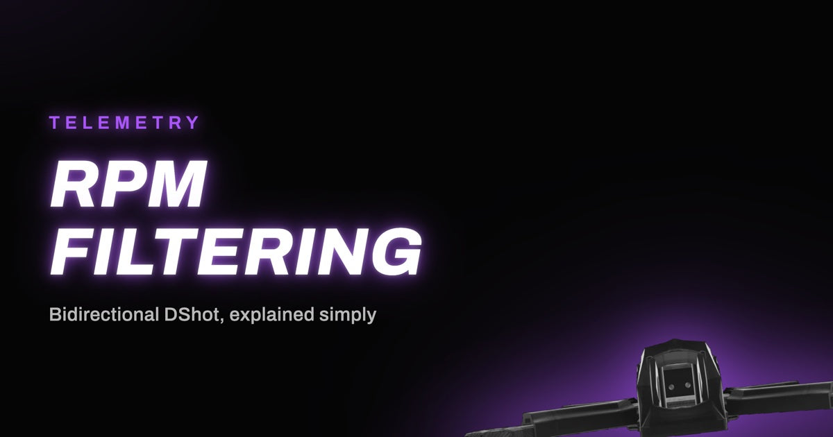 Bidirectional DShot and RPM filtering explained - LUCEED LAB article cover
