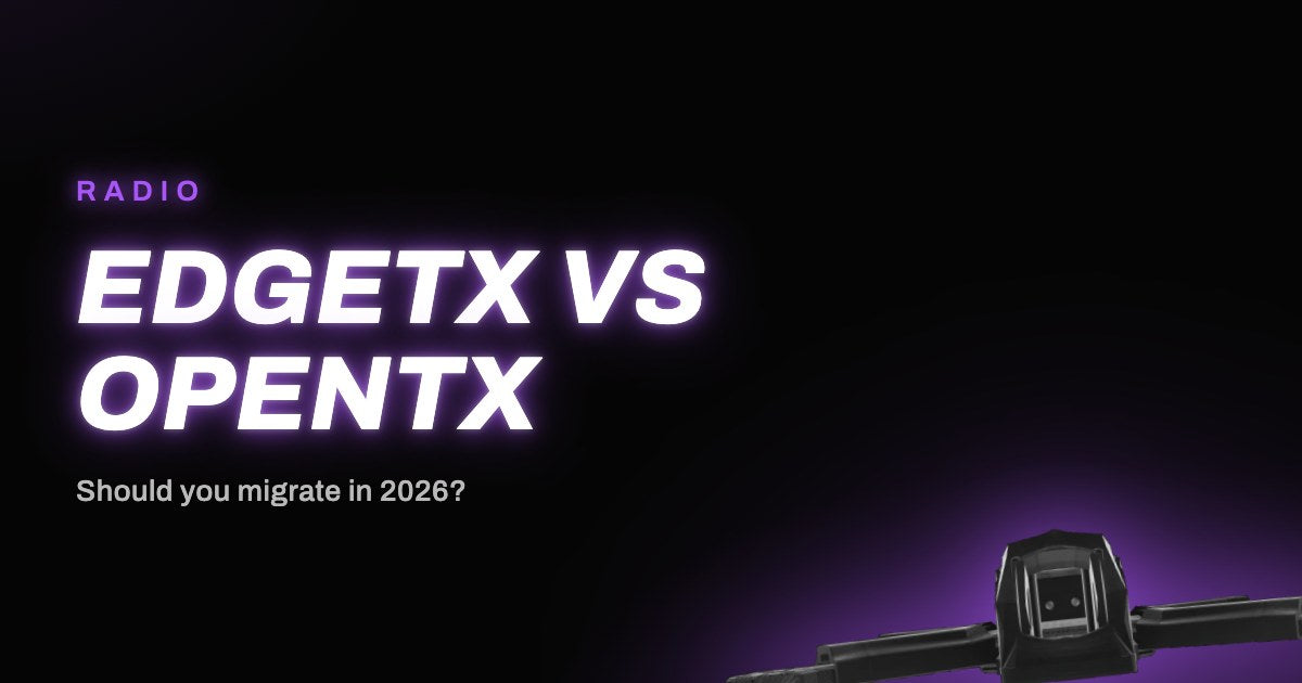 EdgeTX vs OpenTX radio firmware comparison - LUCEED LAB article cover