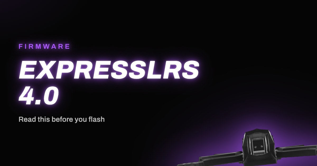 ExpressLRS 4.0 compatibility warning - LUCEED LAB article cover