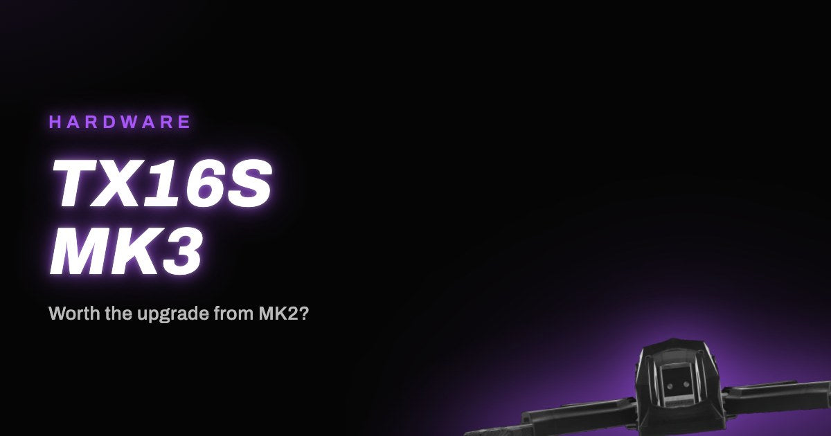 RadioMaster TX16S MK3 vs MK2 upgrade guide - LUCEED LAB article cover