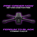 Luceed Ferrum 70 7-inch long range FPV frame T700 carbon fiber top view - LUCEED FPV