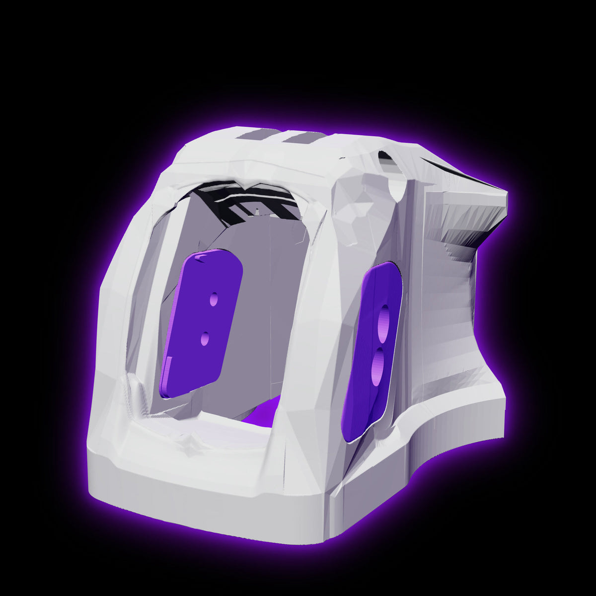 Ferrum 70 Cage V2 White – front view