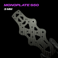 Ferrum S50 monoplate 3mm T700 carbon fiber OEM replacement spare part - LUCEED FPV